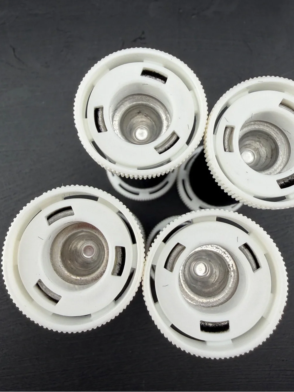 Remington Care Setter 4 Small Replacement Hot Rollers KF-201 Flocked Curlers